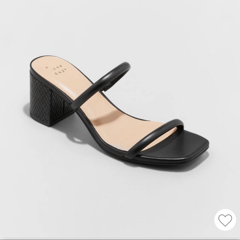 Black Block Heel